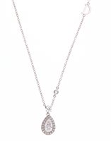 Collar Damiani Mujer Minou Full Pavé form in Oro blanco Diamante 0.74 Ct 81100975 - 81100975